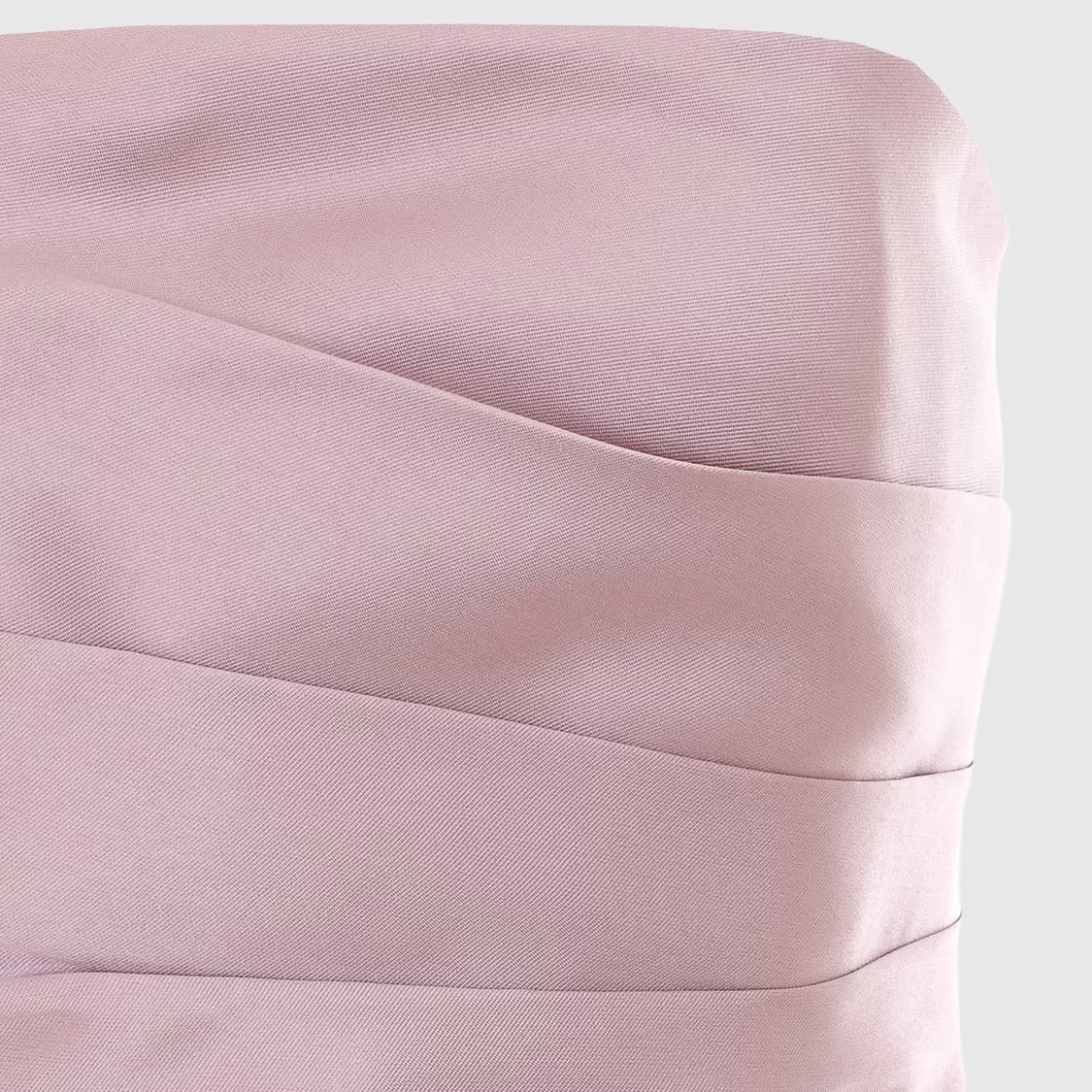 Pink layered pleated midi dress